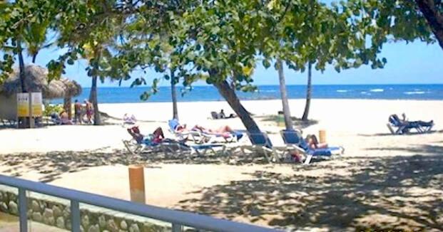 Beachfront Apt With Seaview Dining Patio Lejlighed Puerto Plata Eksteriør billede